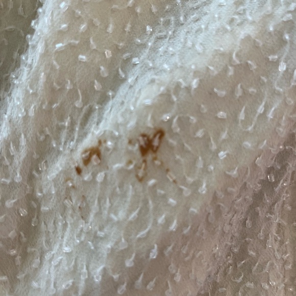 Vintage Jenny Packman gown. Preowned . With stains. No size. Fits 4 - Picture 12 of 14